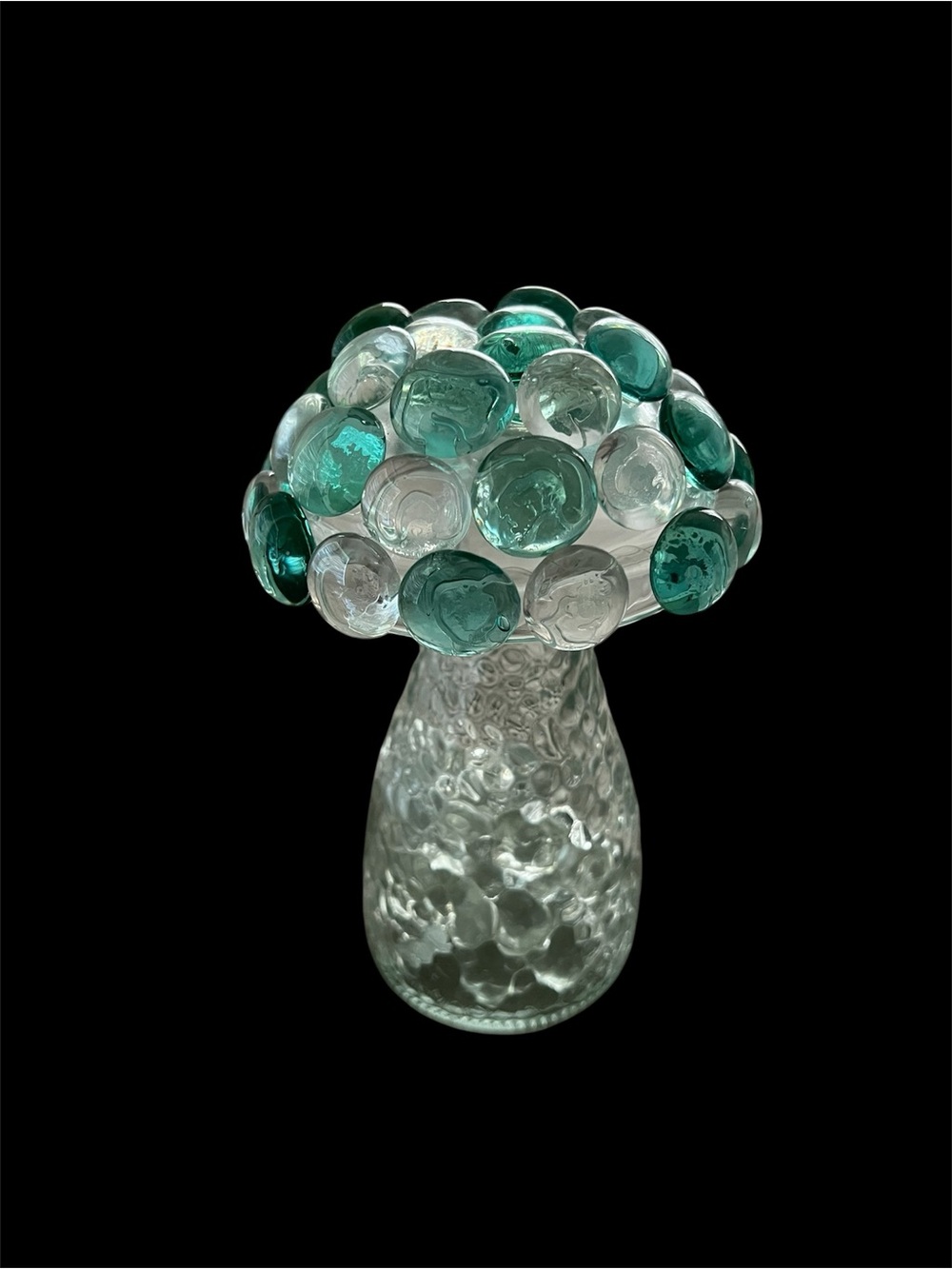 Handcrafted Mushroom Tree Glass Decorative Paper Weight